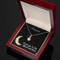 Personalized Necklace Jewelry Gift - Love You To The Moon - Customize the Name