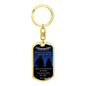 To My Son - Luxury Keychain - Wherever your Journey - Always be Safe