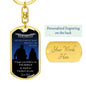 To My Son - Luxury Keychain - How Proud - Believe in Yourself