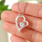 To my Daughter - Forever Necklace - Your Smile Makes me Smile