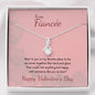 To My Fiancée - Alluring Beauty Necklace - Valentines - someone like you