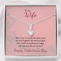 To My Wife - Alluring Beauty Necklace - Valentines - someone like you