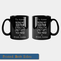 Load image into Gallery viewer, 11oz Black Ceramic 2 Mug Plain Instruction 2 BLANK
