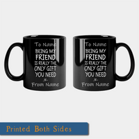 Load image into Gallery viewer, 11oz Black Ceramic 2 Mug Plain Instruction 2 BLANK
