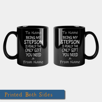 Load image into Gallery viewer, 11oz Black Ceramic 2 Mug Plain Instruction 2 BLANK
