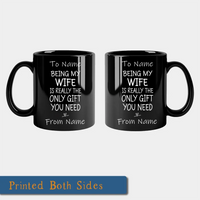 Load image into Gallery viewer, 11oz Black Ceramic 2 Mug Plain Instruction 2 BLANK
