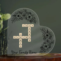 Load image into Gallery viewer, Acrylic Heart Custom 3 Blank
