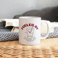 Load image into Gallery viewer, Milk Lover Mug - Funny Mug - Fuelled By - White 11oz Mug
