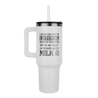 Load image into Gallery viewer, Milk Lover Premium Tumbler - 40oz Pinnacle Tumbler - Gift for a Milk Drinker
