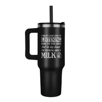 Load image into Gallery viewer, Milk Lover Premium Tumbler - 40oz Pinnacle Tumbler - Gift for a Milk Drinker
