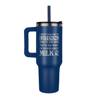 Load image into Gallery viewer, Milk Lover Premium Tumbler - 40oz Pinnacle Tumbler - Gift for a Milk Drinker
