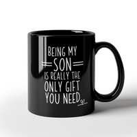 Load image into Gallery viewer, Funny Black Coffee Mug for Your Son - Birthday Present - Christmas Gift
