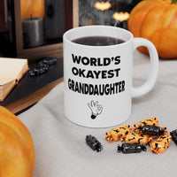 Load image into Gallery viewer, Funny Coffee Mug For Granddaughters - Birthday Present - Christmas Gift
