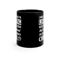 Load image into Gallery viewer, Funny Black Coffee Mug for Cheese Lovers - Birthday Present - Christmas Gift
