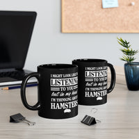 Load image into Gallery viewer, Funny Black Coffee Mug for Hamster Lovers - Birthday Present - Christmas Gift
