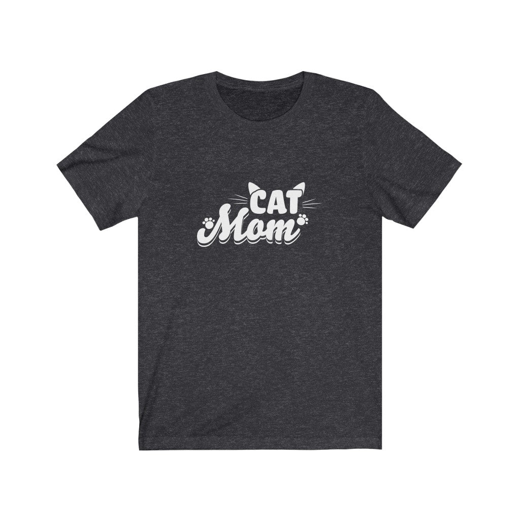 Cat Mom - Short Sleeve Tee for Cat Lovers