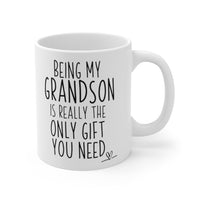 Load image into Gallery viewer, Funny Coffee Mug For Your Grandson - Christmas Gift - Birthday Gift
