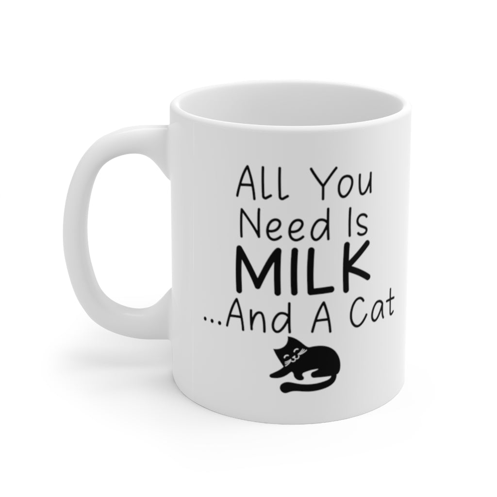 Funny Cat Mug For Milk Lovers - Birthday Present - Christmas Gift