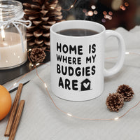 Load image into Gallery viewer, Funny Coffee Mug For Budgie Lovers - Birthday Present - Christmas Gift
