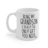 Load image into Gallery viewer, Funny Coffee Mug For Your Grandson - Christmas Gift - Birthday Gift
