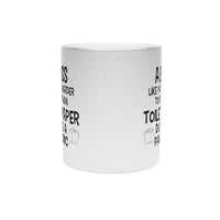 Load image into Gallery viewer, Funny Metallic Coffee Mug Gift For Your Boss - Birthday Present or Christmas Gift - Silver or Gold
