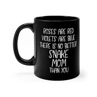 Load image into Gallery viewer, Funny Black Coffee Mug For Snake Moms - Christmas Gift - Birthday Gift
