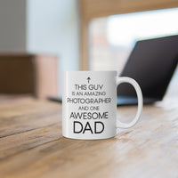 Load image into Gallery viewer, Photographer Coffee Mug for Awesome Dads - Fathers Day Gift for Photographers
