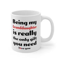 Load image into Gallery viewer, Funny Coffee Mug For Your Granddaughter - Christmas Gift - Birthday Gift

