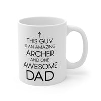 Load image into Gallery viewer, Archer Coffee Mug for Awesome Dads - Fathers Day Gift for Bowmen
