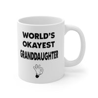 Load image into Gallery viewer, Funny Coffee Mug For Granddaughters - Birthday Present - Christmas Gift
