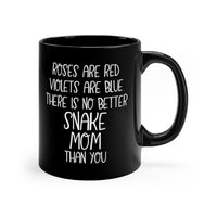 Load image into Gallery viewer, Funny Black Coffee Mug For Snake Moms - Christmas Gift - Birthday Gift
