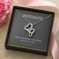 Load image into Gallery viewer, Song of Solomon Necklace - Soulmate Double Hearts
