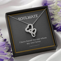 Load image into Gallery viewer, Song of Solomon Necklace - Soulmate Double Hearts
