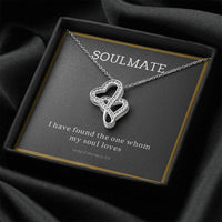 Load image into Gallery viewer, Song of Solomon Necklace - Soulmate Double Hearts
