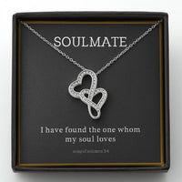 Load image into Gallery viewer, Song of Solomon Necklace - Soulmate Double Hearts
