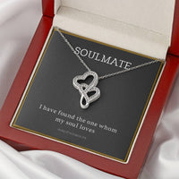 Load image into Gallery viewer, Song of Solomon Necklace - Soulmate Double Hearts
