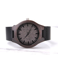 Load image into Gallery viewer, Engraved Wooden Watch - Time and Tide - Gift for Men
