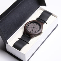 Load image into Gallery viewer, Engraved Wooden Watch - First Friend - Gift for Dad
