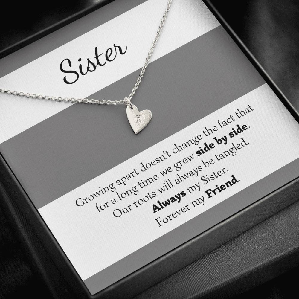 Sisters Hearts Personalized Necklace - Forever Friends