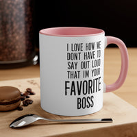 Load image into Gallery viewer, Funny Coffee Mug Gift For Your Boss - Birthday Present or Christmas Gift
