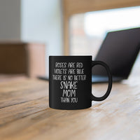 Load image into Gallery viewer, Funny Black Coffee Mug For Snake Moms - Christmas Gift - Birthday Gift
