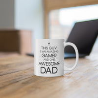 Load image into Gallery viewer, Gamer Coffee Mug for Awesome Dads - Fathers Day Gift for all Gamers
