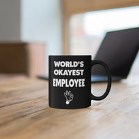 Load image into Gallery viewer, Funny Black Coffee Mug for your Employee - Birthday Present - Christmas Gift
