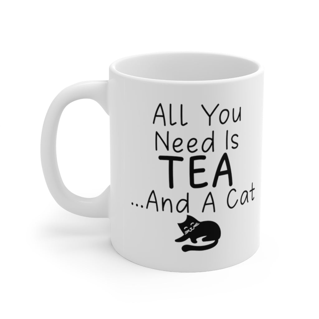 Funny Cat Mug For Tea Lovers - Birthday Present - Christmas Gift