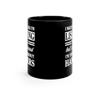 Load image into Gallery viewer, Funny Black Coffee Mug for Hamster Lovers - Birthday Present - Christmas Gift
