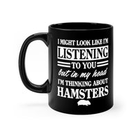 Load image into Gallery viewer, Funny Black Coffee Mug for Hamster Lovers - Birthday Present - Christmas Gift
