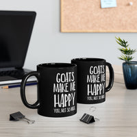 Load image into Gallery viewer, Funny Black Coffee Mug For Goat Lovers - Christmas Gift - Birthday Gift
