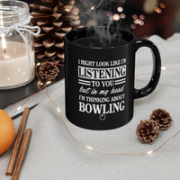 Load image into Gallery viewer, Funny Black Coffee Mug for Bowling Lovers - Birthday Present - Christmas Gift

