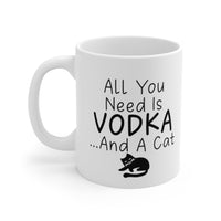 Load image into Gallery viewer, Funny Cat Mug For Vodka Lovers - Birthday Present - Christmas Gift
