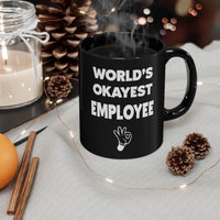 Load image into Gallery viewer, Funny Black Coffee Mug for your Employee - Birthday Present - Christmas Gift
